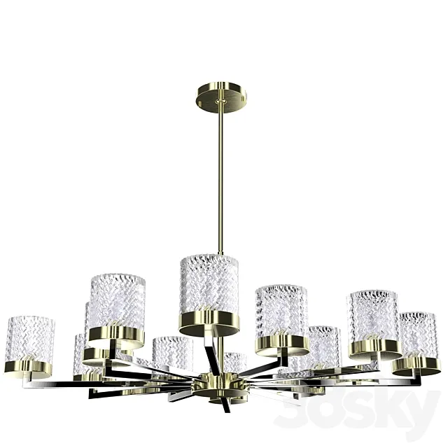605011912 Chandelier RegenBogen Hamburg 3DModel