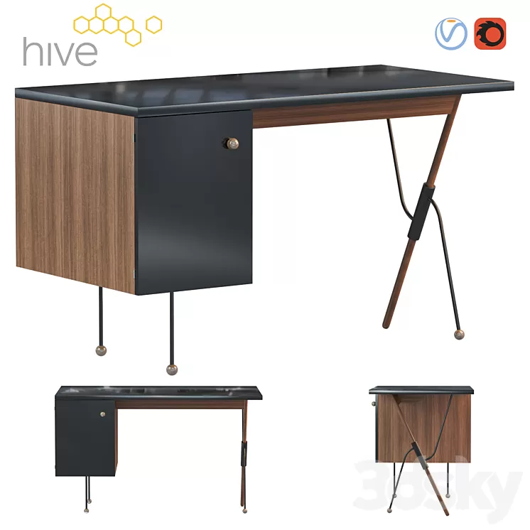 62 desk 3D Model