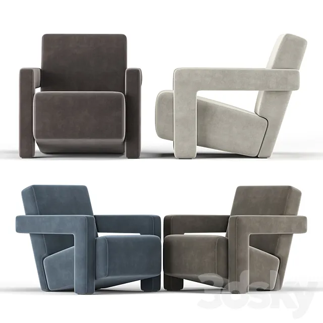 637 Utrecht Armchair 3DModel