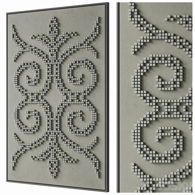 69 Decorative Wall Art 3D Model