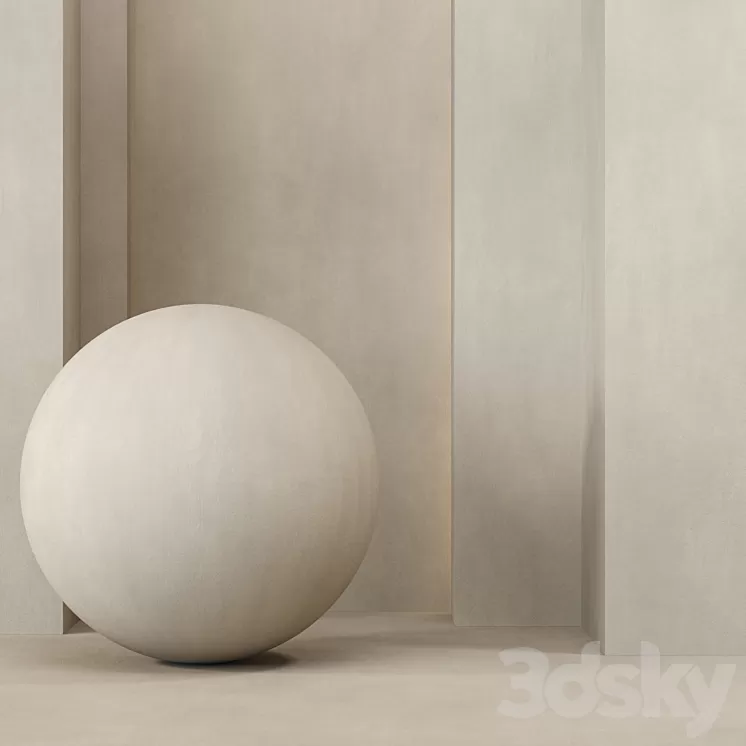 7 Wall Paint Textures 4k Vol 2 ( 7 Color ) Seamless - Tileable 3D Model Free