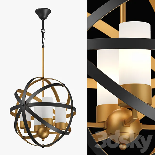 731147 Cero Lightstar hanging chandelier 3D Model