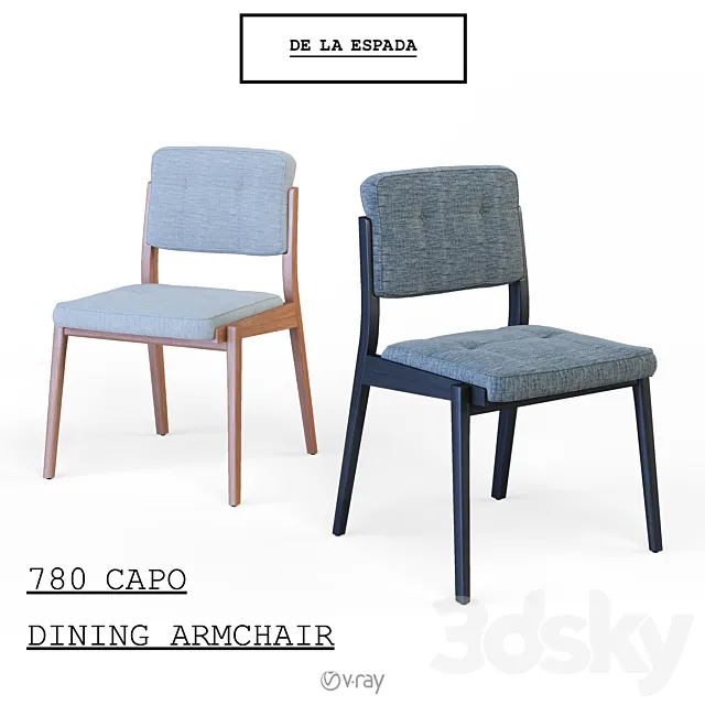 780 Capo Dining Chair 3D Model