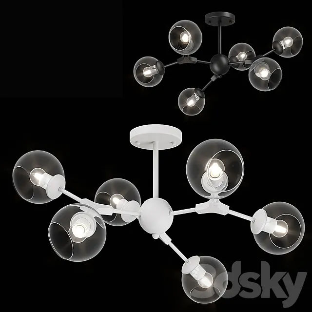 78506x Beta Lightstar Chandelier 3D Model