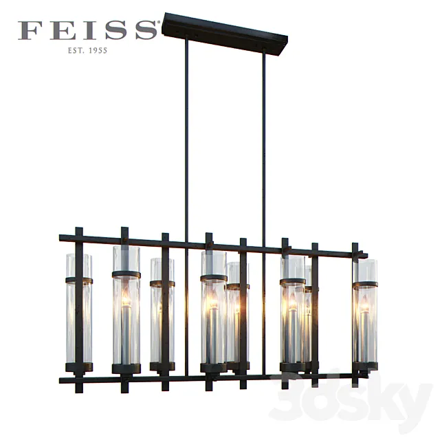 8 – Light Island Chandelier 3D Model