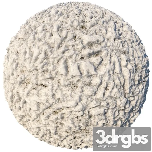 8k seamless snow square material 02