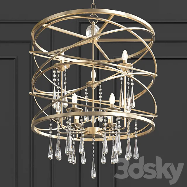 9-Light Pendant 3DModel