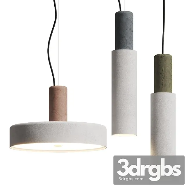 9010 Novantadieci Mix Match Pendant Lamps 3D Model Free