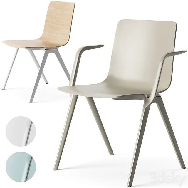 A-Chair By Brunner 3D Model