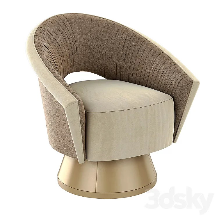 A COM-PLEAT CARACOLE Chair 3D Model Free