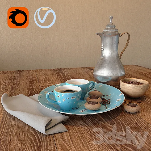 A cup of coffee 3DModel