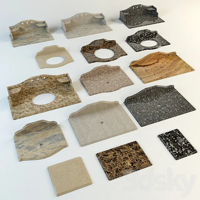 a full set of firm tops Elghansa 3D Model