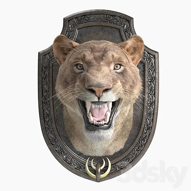 a lion 3D Model