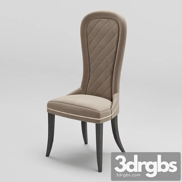 A R Arredamenti Oliver Collection Dinner Chair Art Ol10 3D Model Free