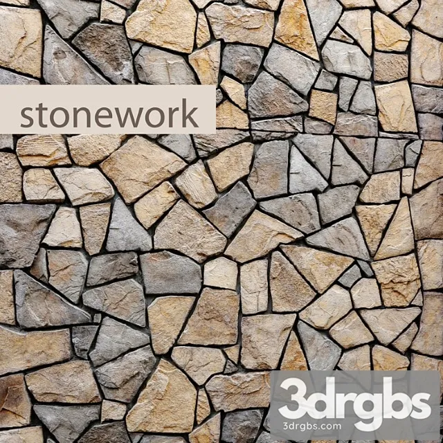 A rock. 3D Model Free