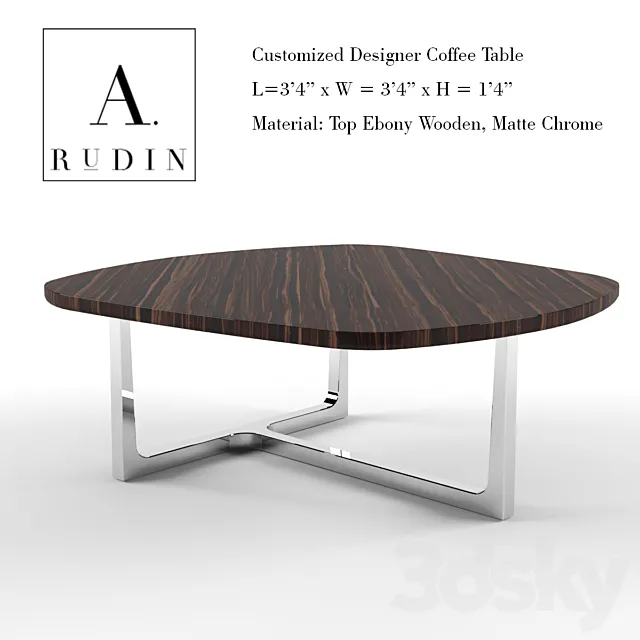 A RUDIN - Designer coffee table 3DModel
