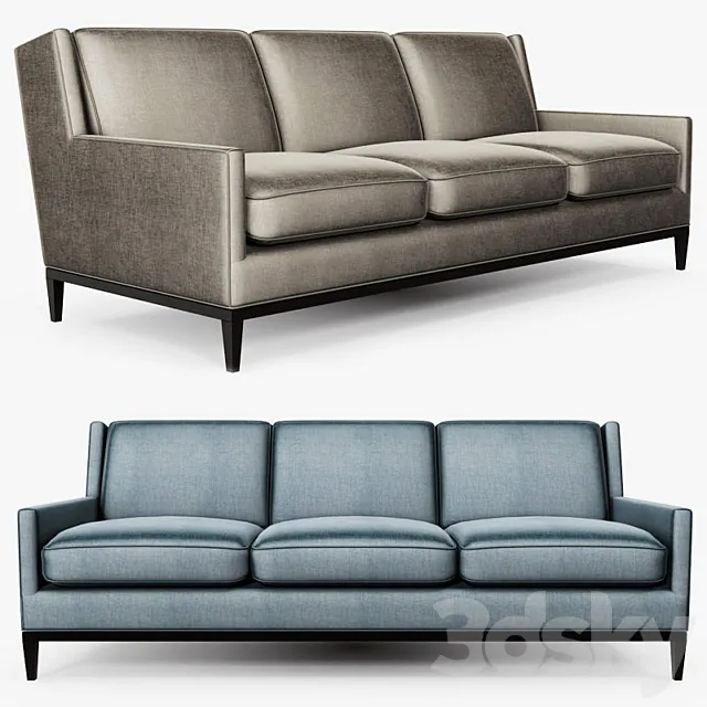 A.Rudin - Three seat sofa (art.2859) 3D Model