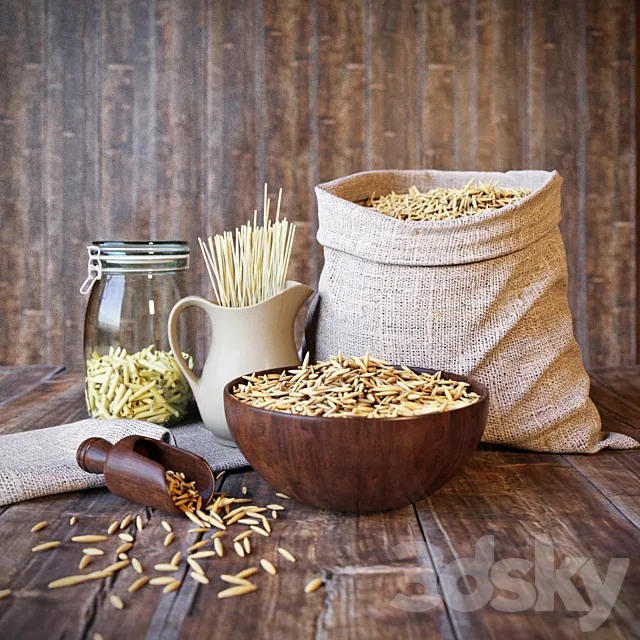 a sack of grain 3DModel
