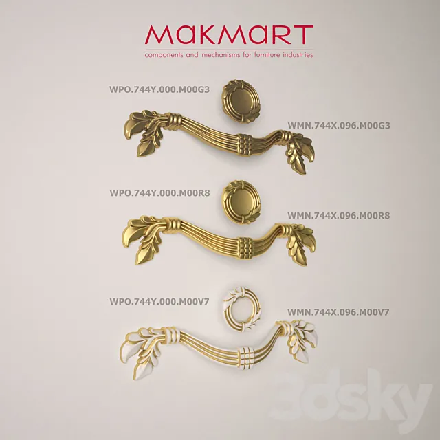 A selection of pens MacMurt 3D Model