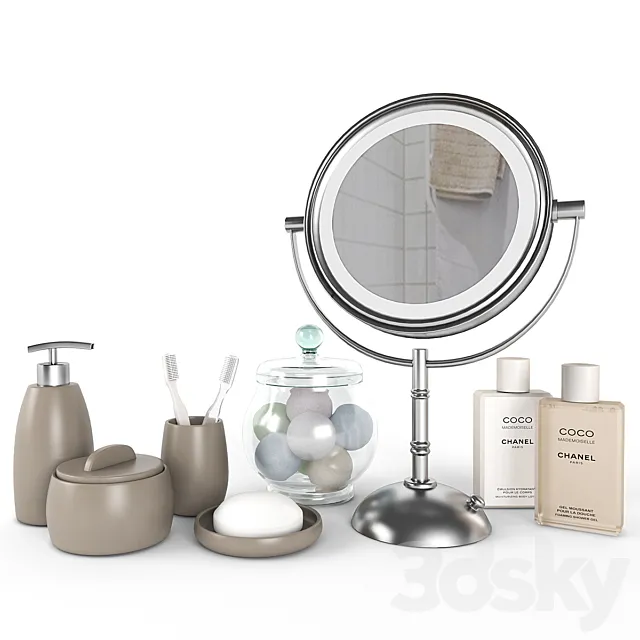 A set of accessories for vannoy_2 3DModel