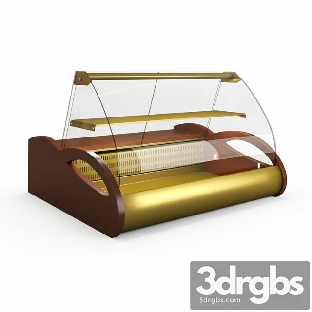 A set of desktop refrigerated confectionery showcases carboma pole argo argo lux 3D Model Free