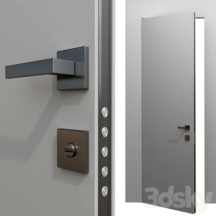 A set of doors with hidden hinges from Jaguar