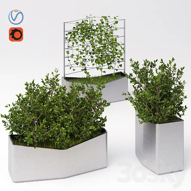 A set of elements of the accomplishment "Strela" from studio Artemy Lebedev 4 3D Model