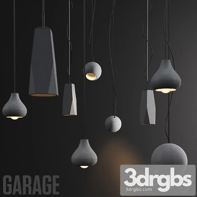 A Set Of Fixtures Garage Factory 3D Model Free