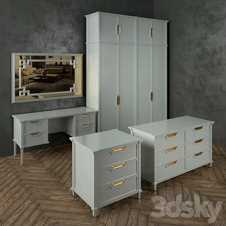 A set of furniture Anyhome 3D Model