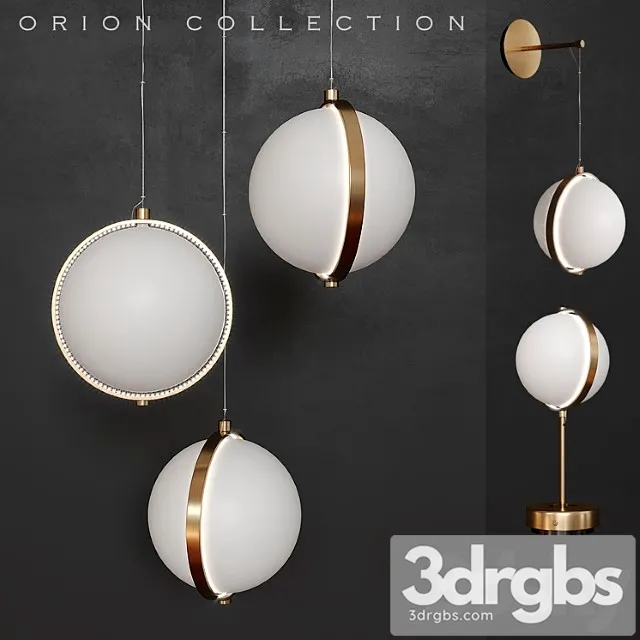A set of lamps by baroncelli Collection orion 3D Model Download