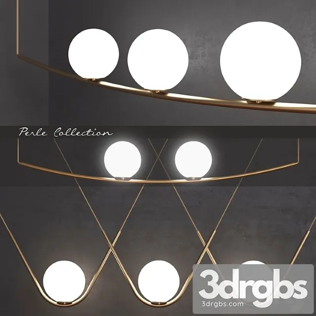 A set of lamps by larose guyon  collection perle (for refilling) 3D Model Download