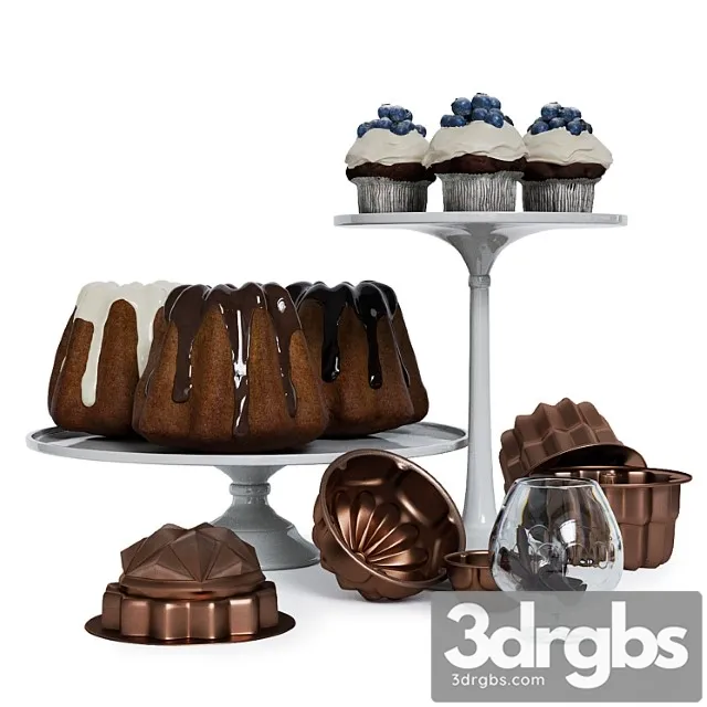 A set of sweets 3D Model Free