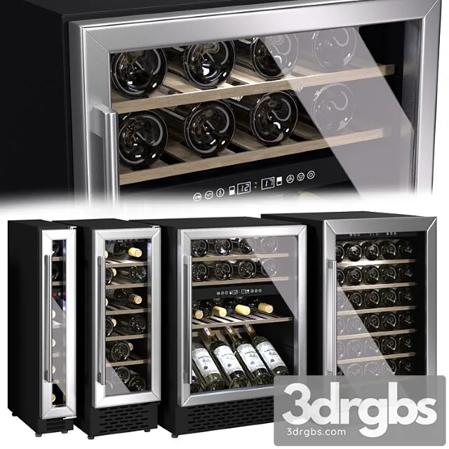 A set of wine cabinets (refrigerators) from innocenti 2 3D Model Free