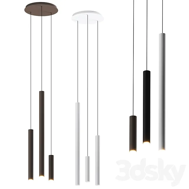 A-Tube Lodes Cluster suspension lamps Pendant Free Download