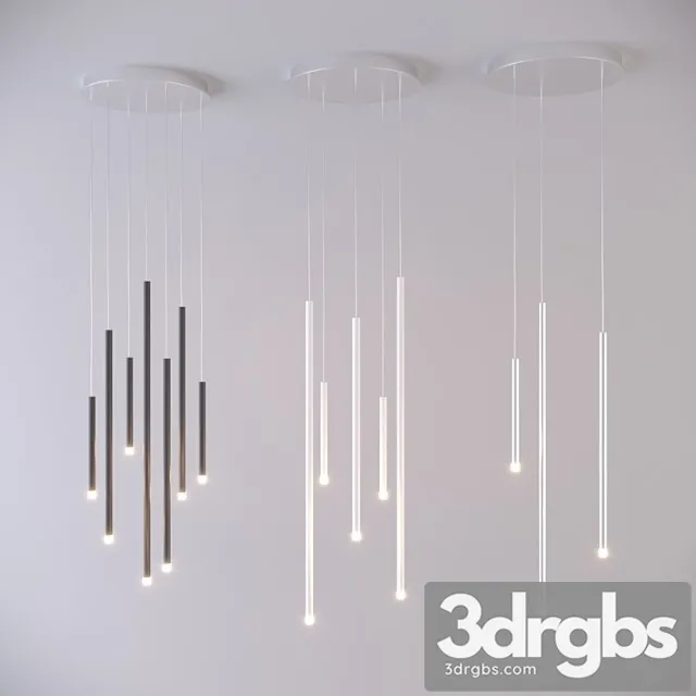 A Tube Nano Cluster Sistem Lights Round 1 3D Model Download