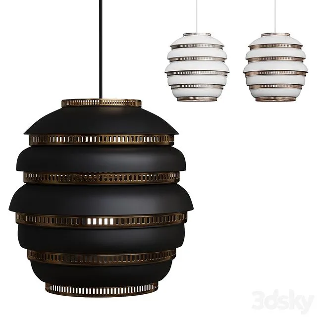 A331 Beehive Pendant Light 3D Model