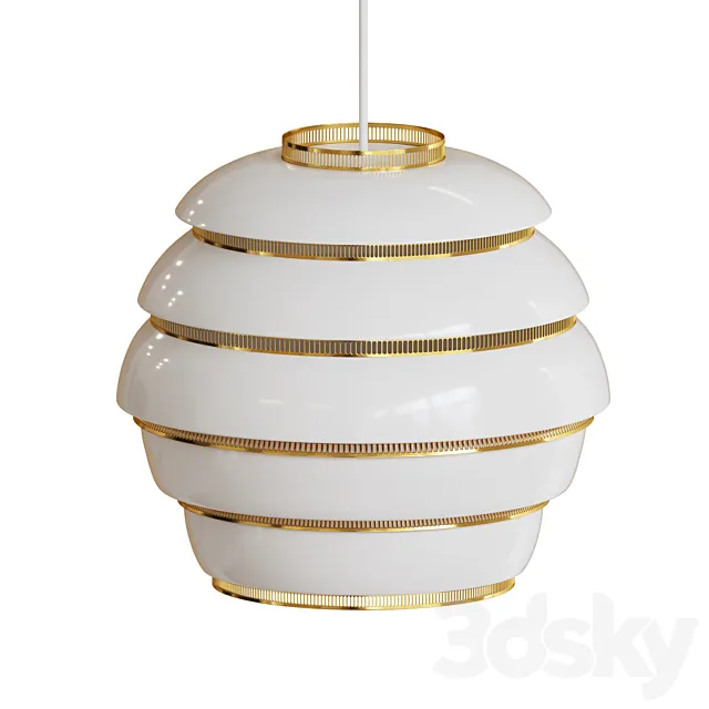 A331 Beehive Pendant Light 3D Model