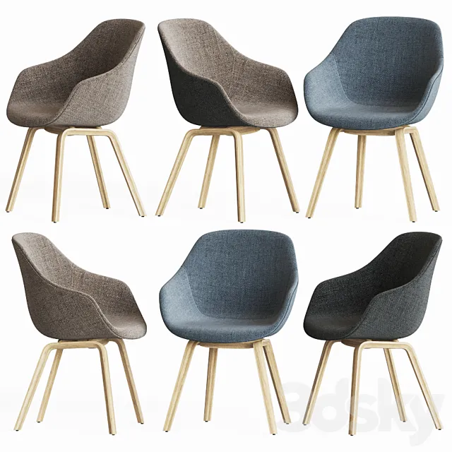 AAC 123 Chair Hay 3D Model