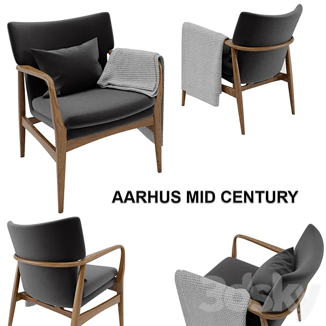 Aarhus Mid Century by Rose & Grey 3DModel