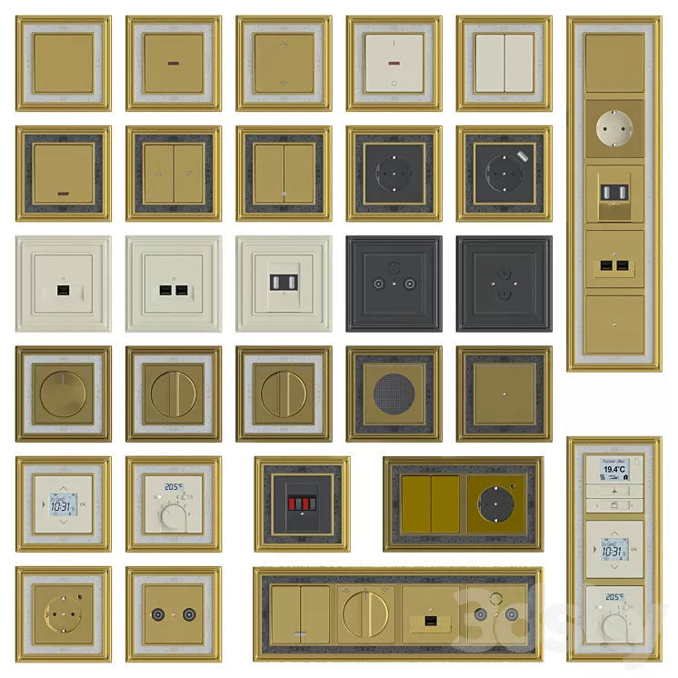 ABB Dynasty switches 3D Model Free Download