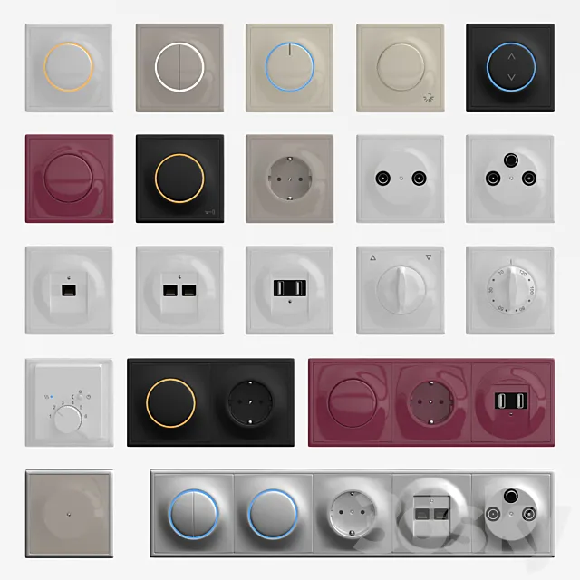 ABB Impuls switches 3DModel