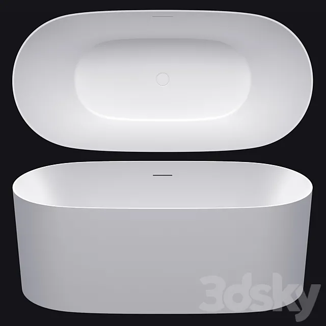 ABBER AB9368 - 1.7 _ freestanding bathtub 3D Model
