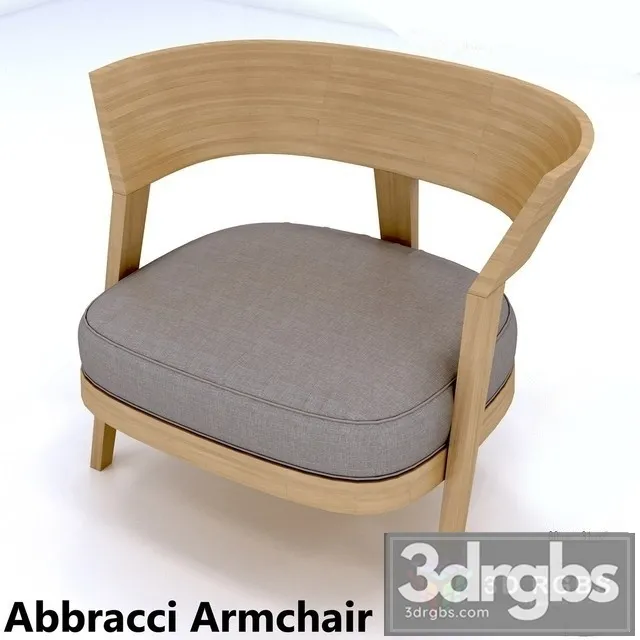 Abbracci Armchair 3D Model Free
