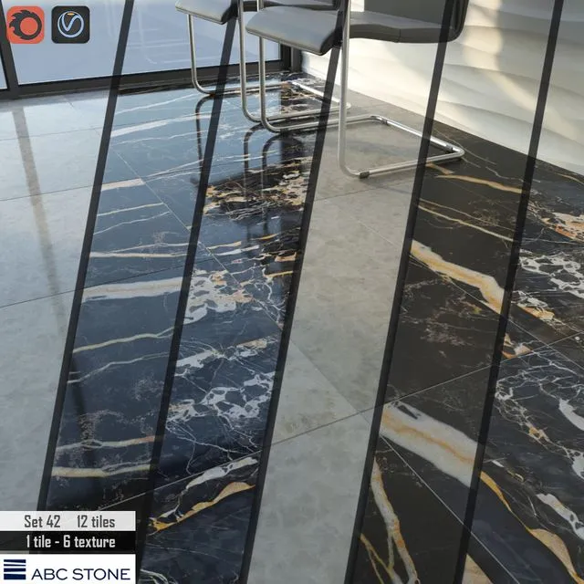 ABC stone Set 42 3D Model