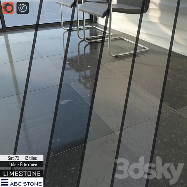 ABC stone Set 73 3DModel