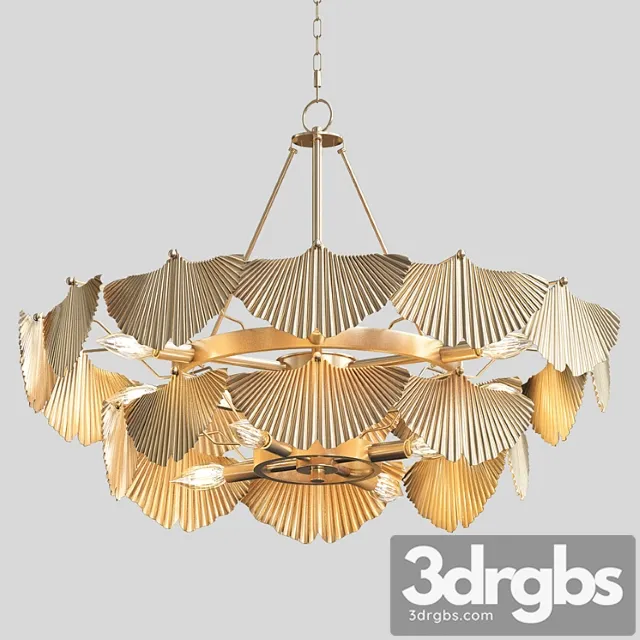 Aberdeen 9-light chandelier 3D Model Free