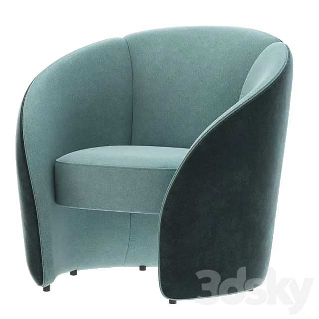 Abigail accent armchair 3DModel