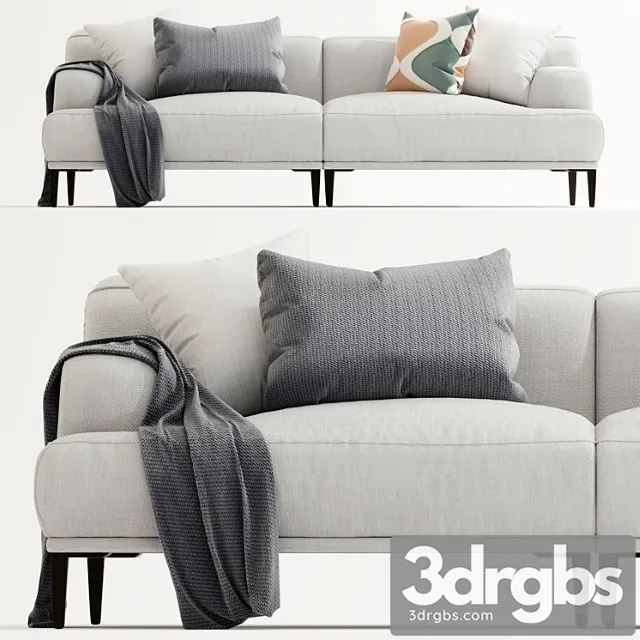 Abisko Quartz Sofa 7 3D Model Free