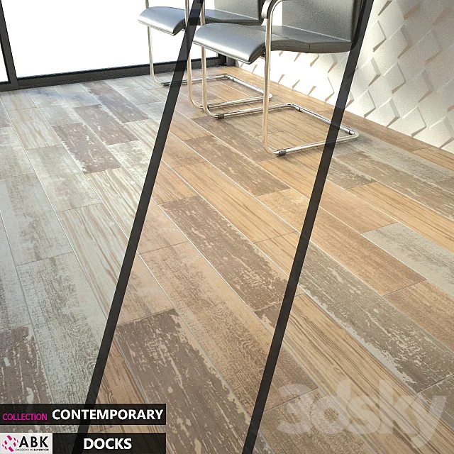 ABK COLLECTION CONTEMPORARY DOCKS Set 01 3D Model