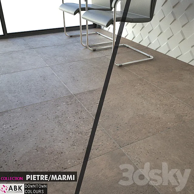 ABK COLLECTION PIETRE MARMI DOWNTOWN COLOURS COPPER 3D Model
